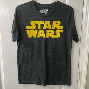 Star Wars T-Shirt Grey with Logo - Size Small - Collectable